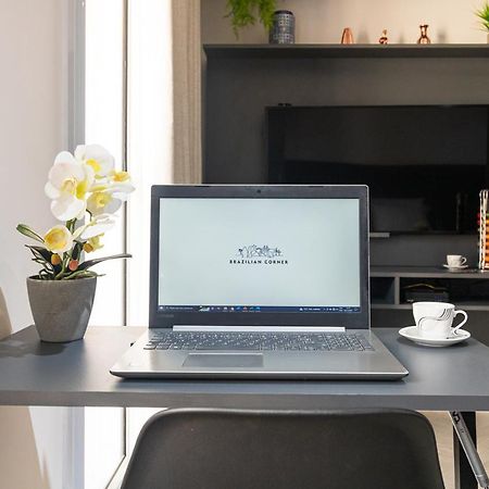 Estudio Moderno Em Pinheiros Com Ac E Rooftop Sao Paulo Bagian luar foto