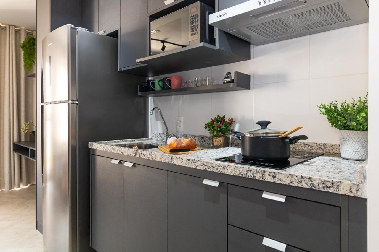 Estudio Moderno Em Pinheiros Com Ac E Rooftop Sao Paulo Bagian luar foto