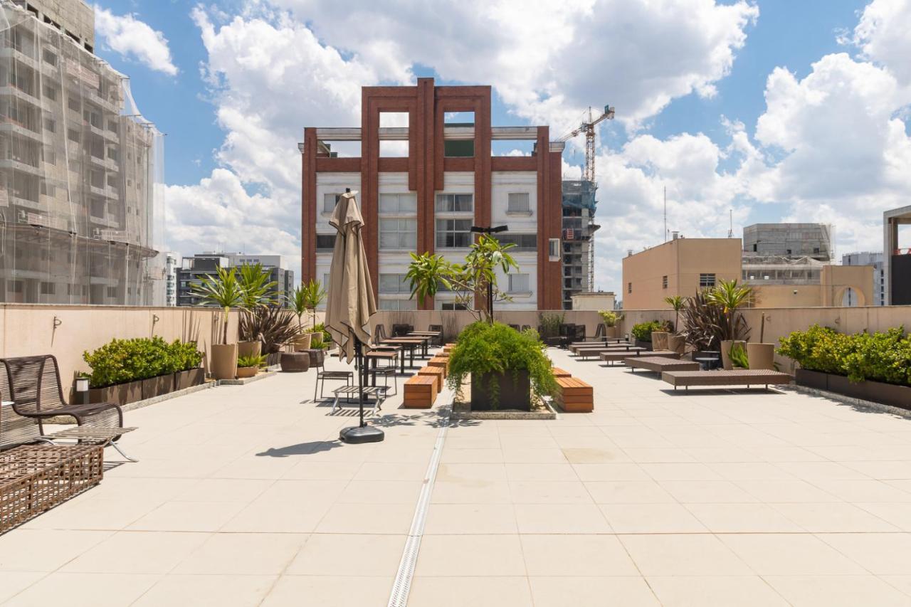 Estudio Moderno Em Pinheiros Com Ac E Rooftop Sao Paulo Bagian luar foto